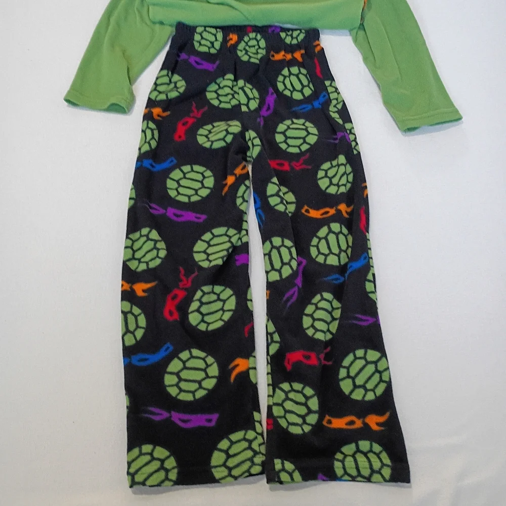 Nickelodeon Teenage Mutant Ninja Turtles Pajama Set - Green & Black Size 8 Boys